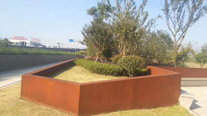 南朗镇耐候钢挡土墙
